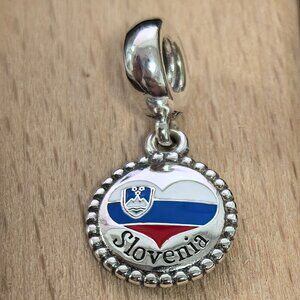 Pandora Slovenia Exclusive Dangle Charm Pendant, S925 Silver Bracelets